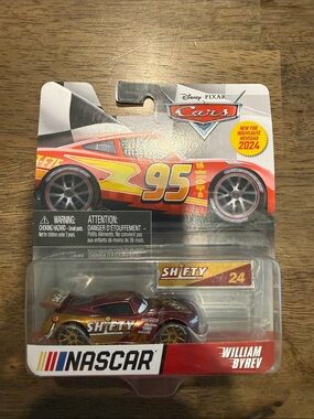 Mattel NASCAR William Byrev Shifty Die-Cast Car - Maroon, Gold